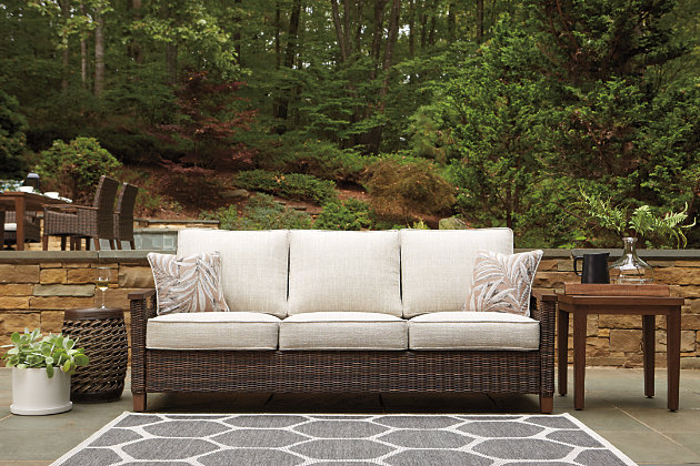 Paradise Trail outdoor sofa on a patio