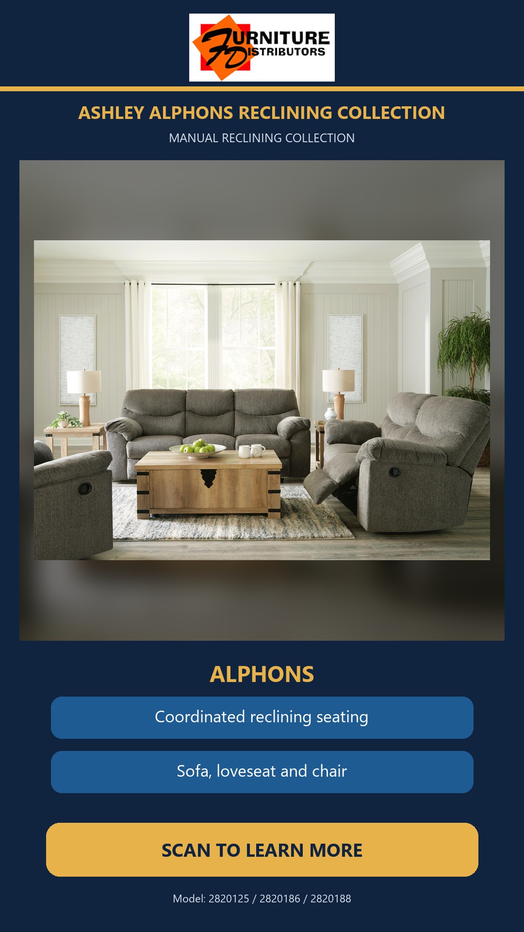 Ashley Alphons Reclining Collection video poster