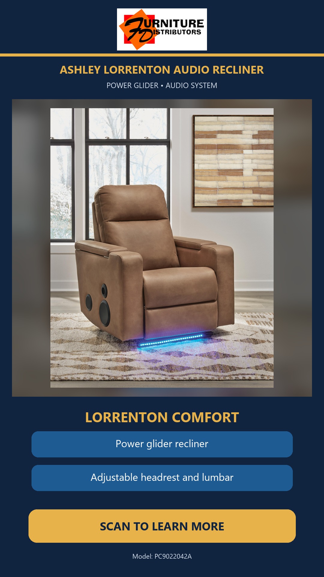 Ashley Lorrenton Audio Recliner video poster