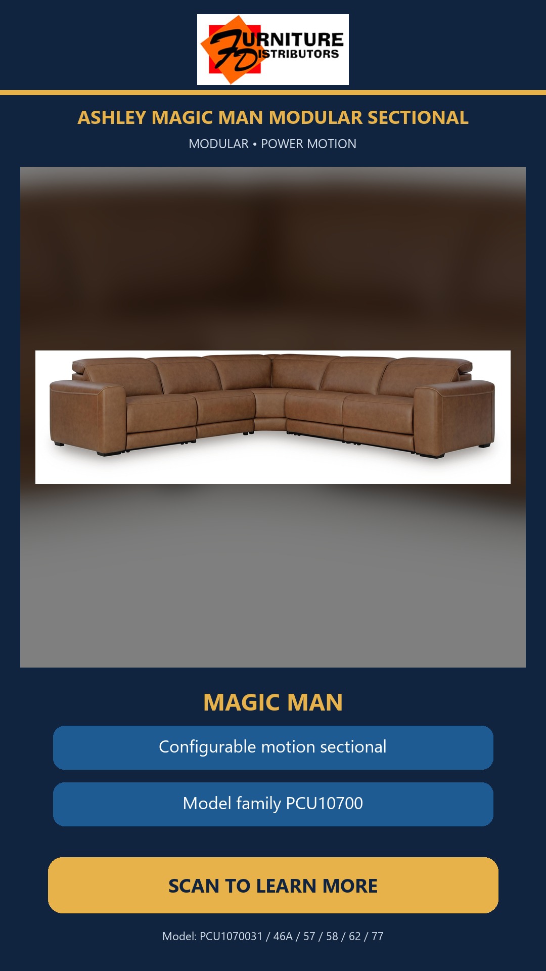 Ashley Magic Man Modular Sectional video poster
