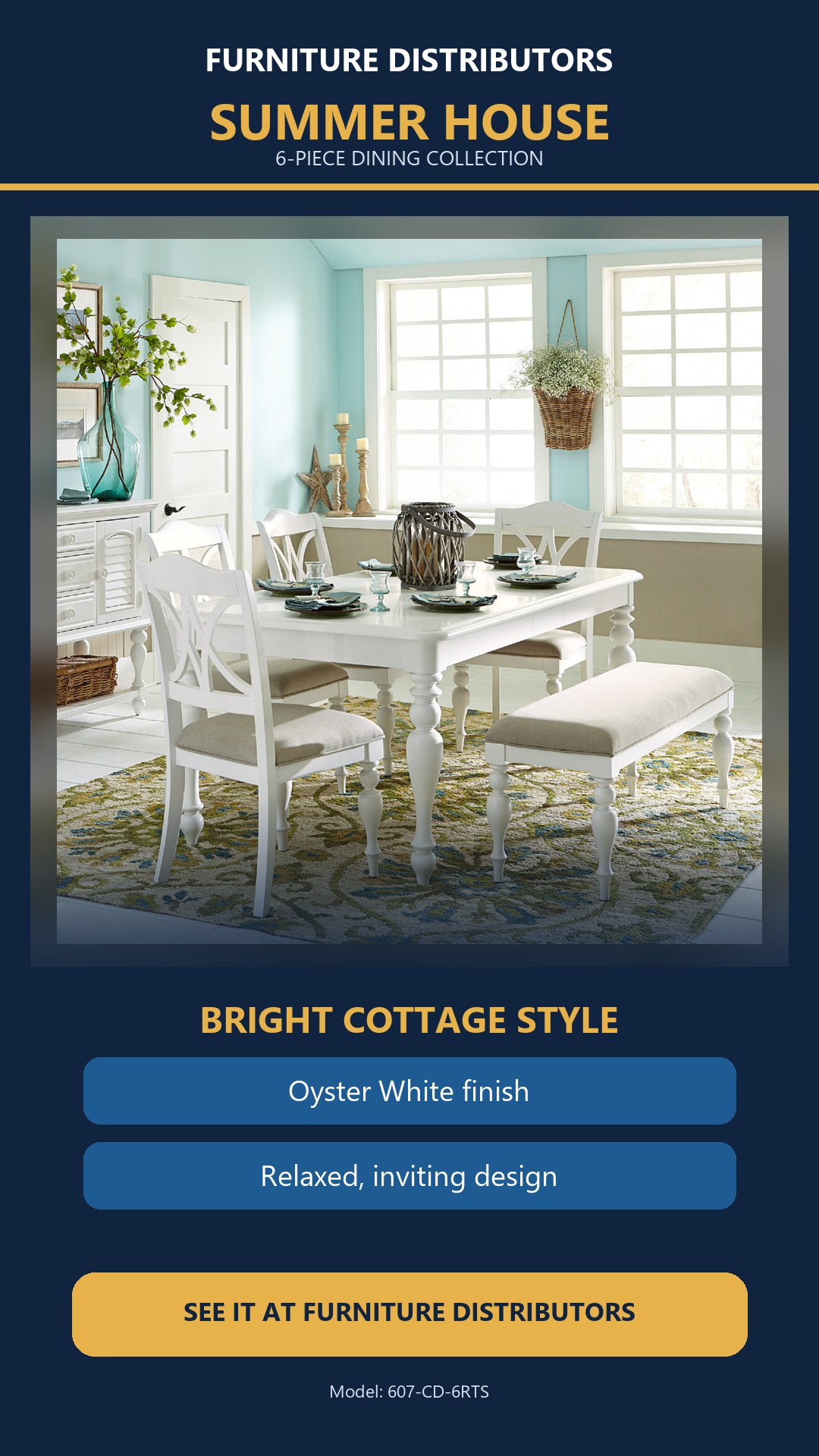 Summer House 6-Piece Dining Set product video poster
