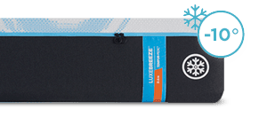 Side profile of the 13-inch TEMPUR-LuxeBreeze mattress